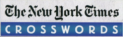 New York Times Crosswords title screen for Nintendo DS
